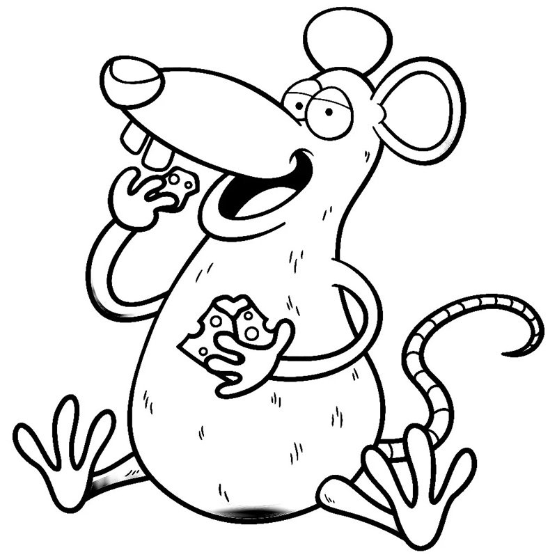 con chuột tô màu 19