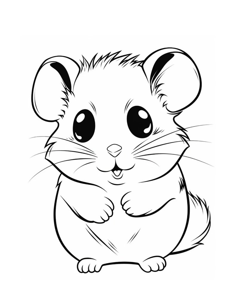 con chuột tô màu 2