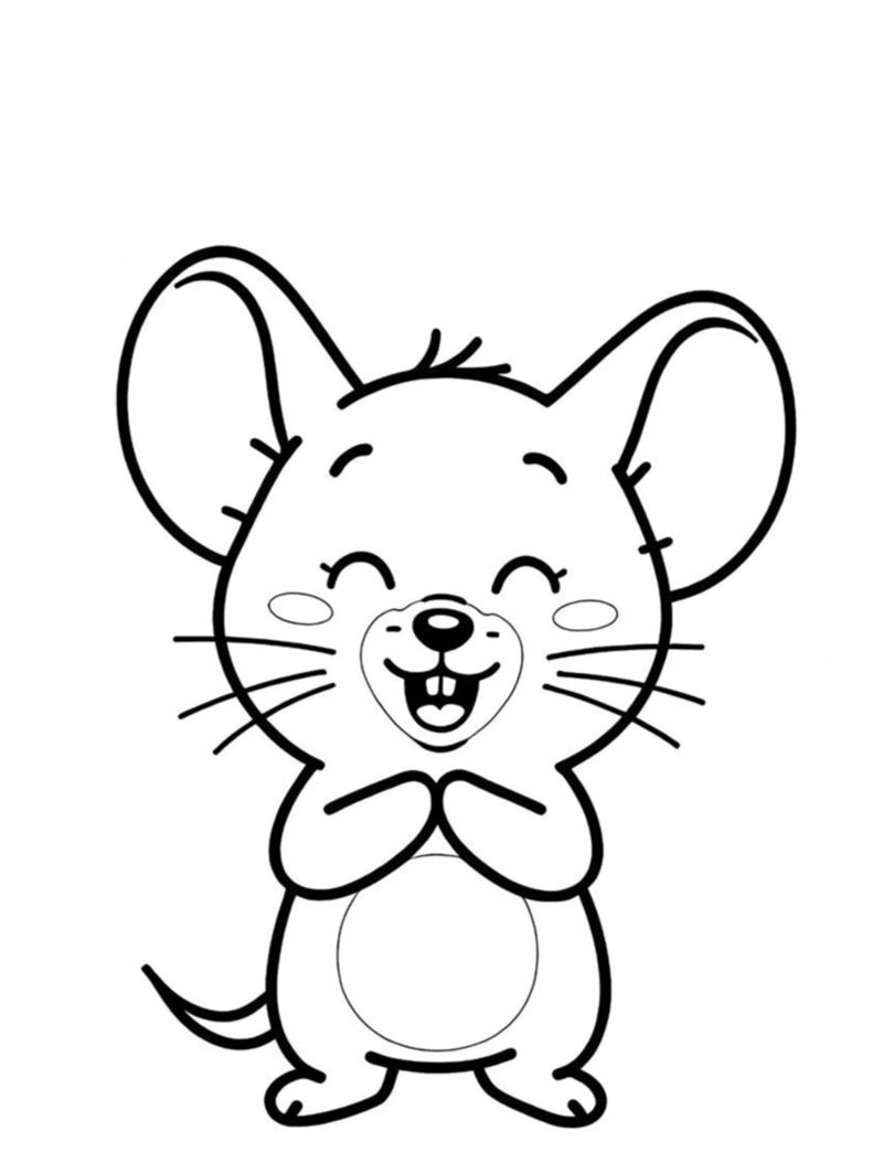 con chuột tô màu 31