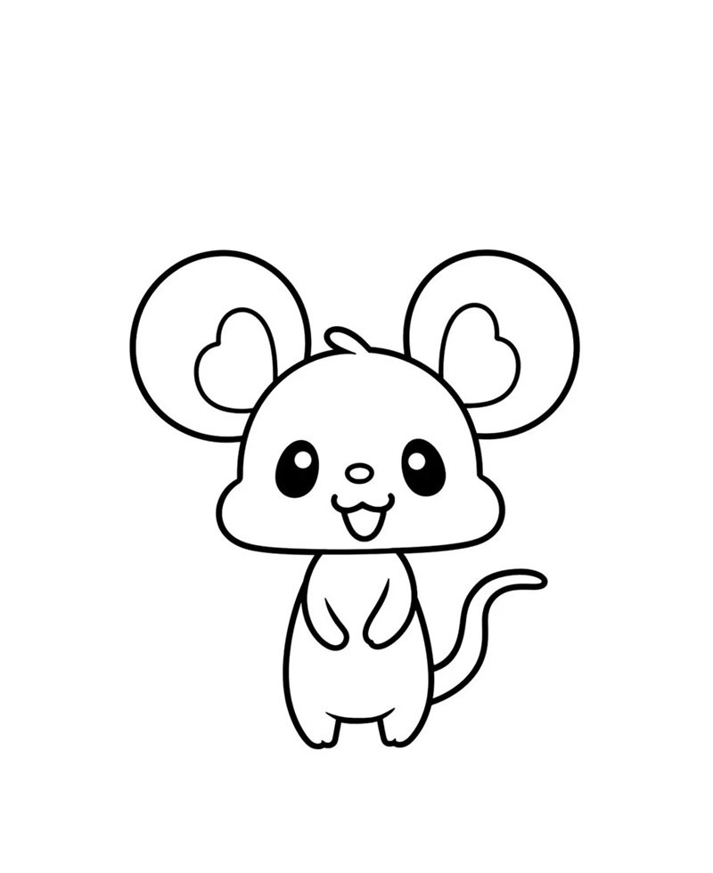 con chuột tô màu 35