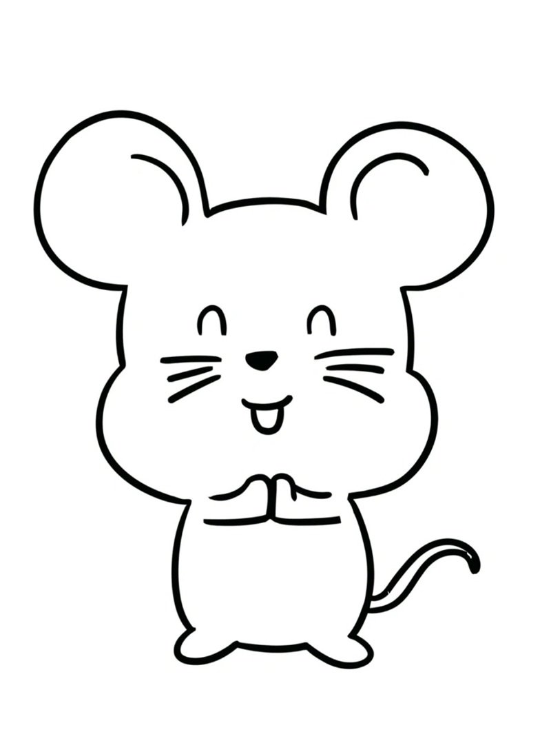 con chuột tô màu 38