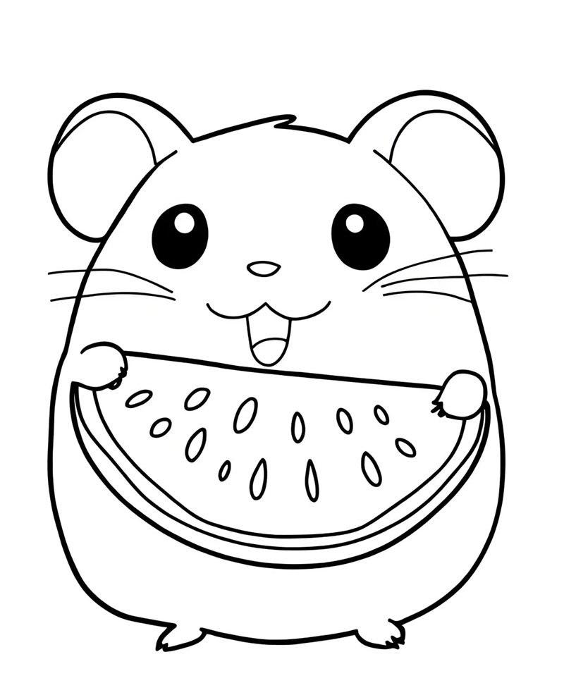 con chuột tô màu 40