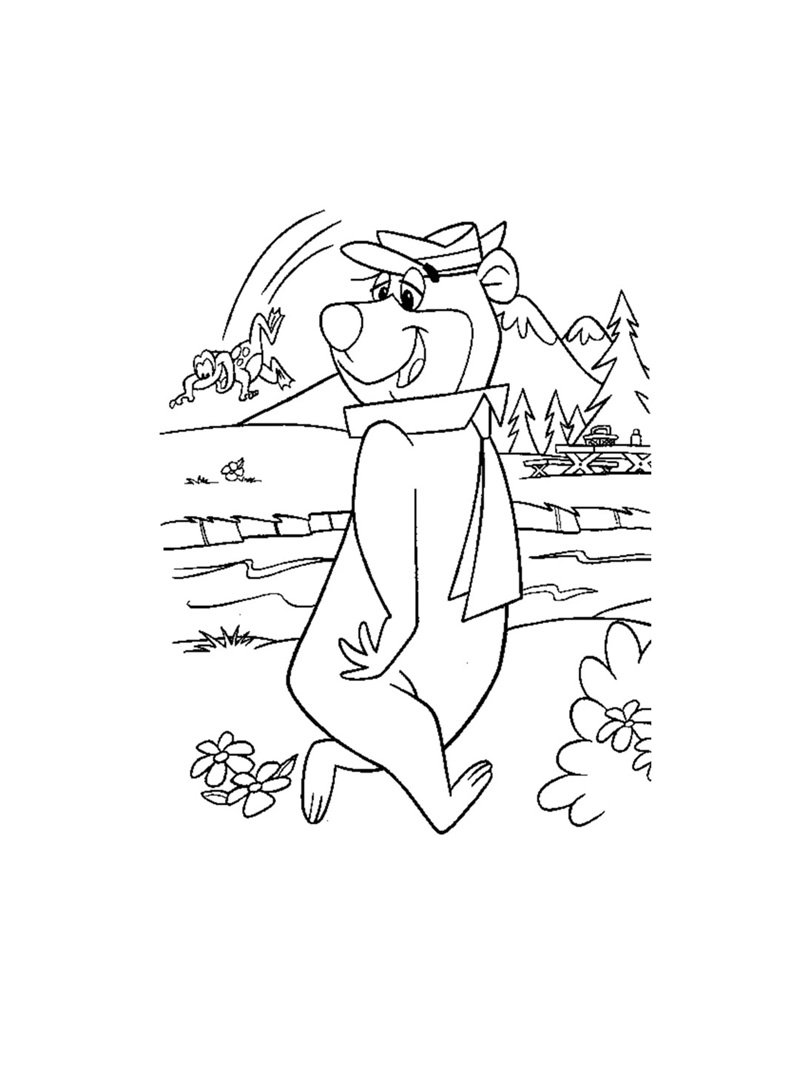 con gấu tô màu 1