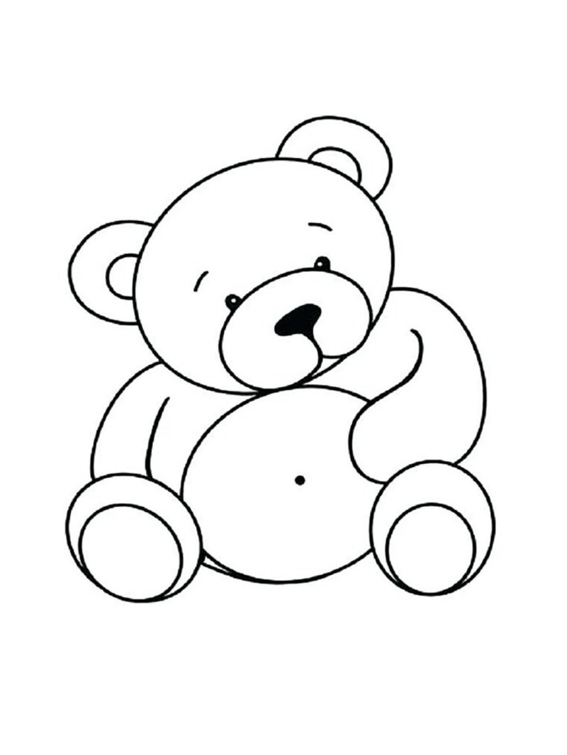 con gấu tô màu 12