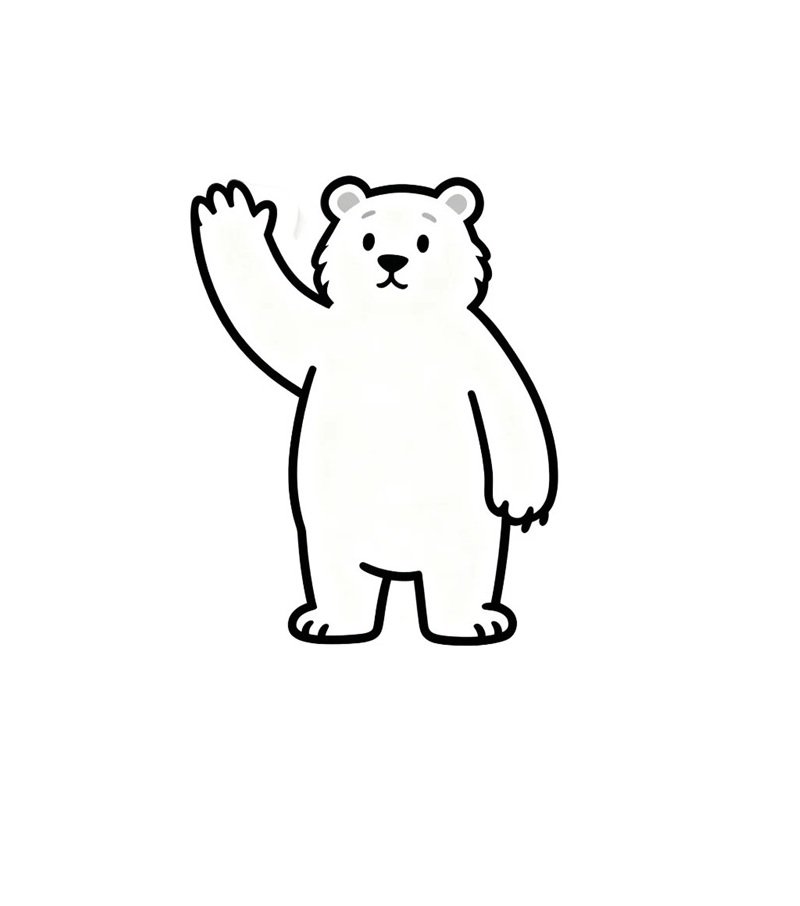 con gấu tô màu 19