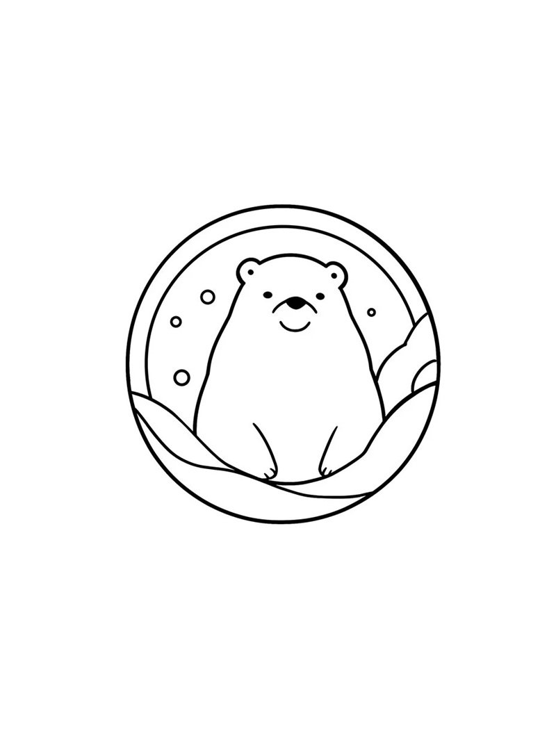 con gấu tô màu 20