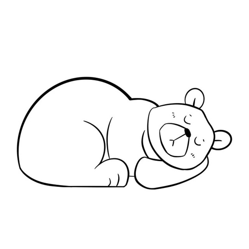 con gấu tô màu 25