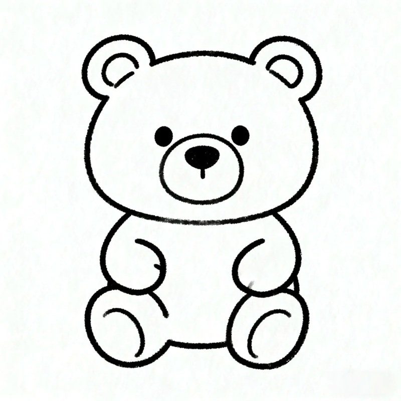 con gấu tô màu 26