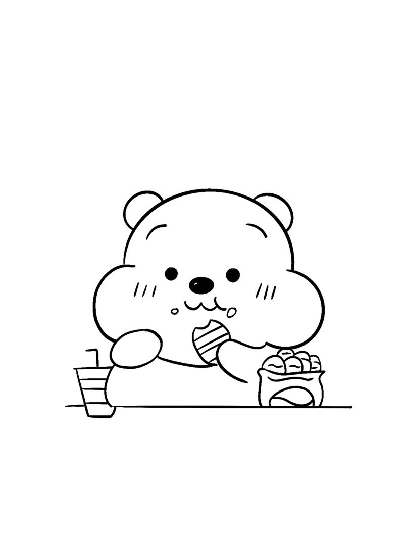 con gấu tô màu 29