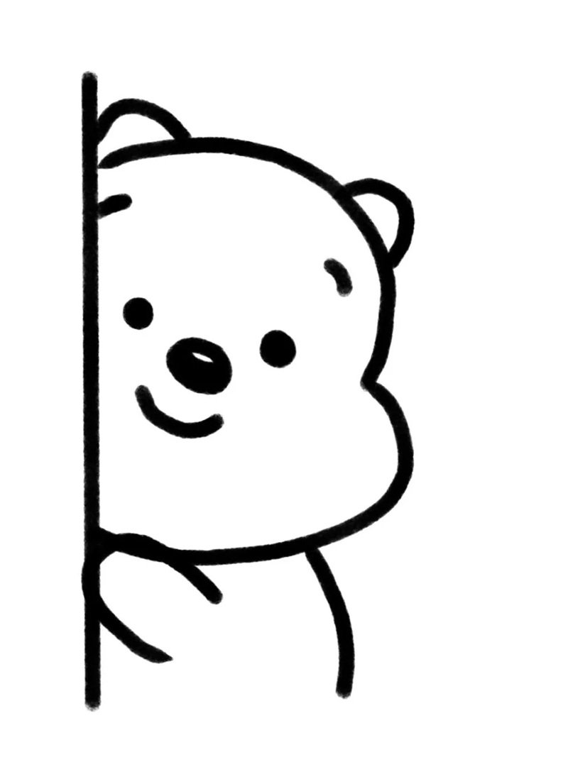 con gấu tô màu 32