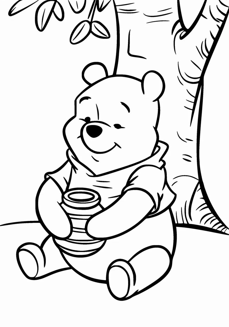 con gấu tô màu 33