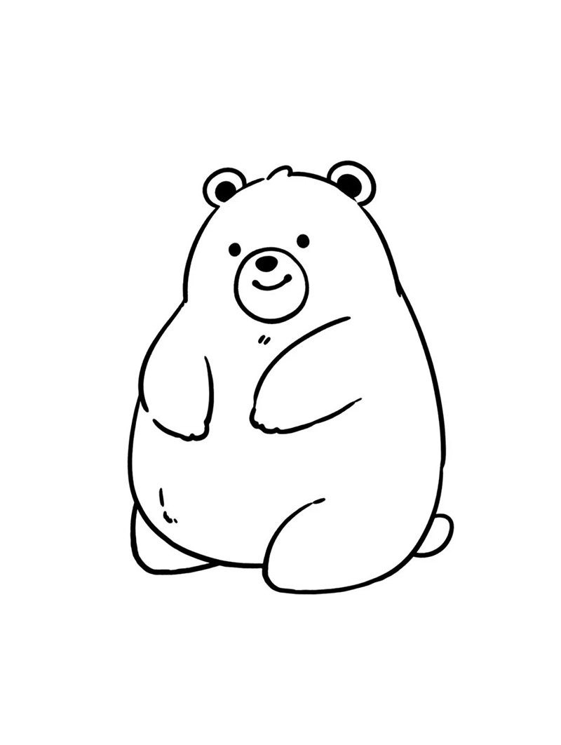 con gấu tô màu 37