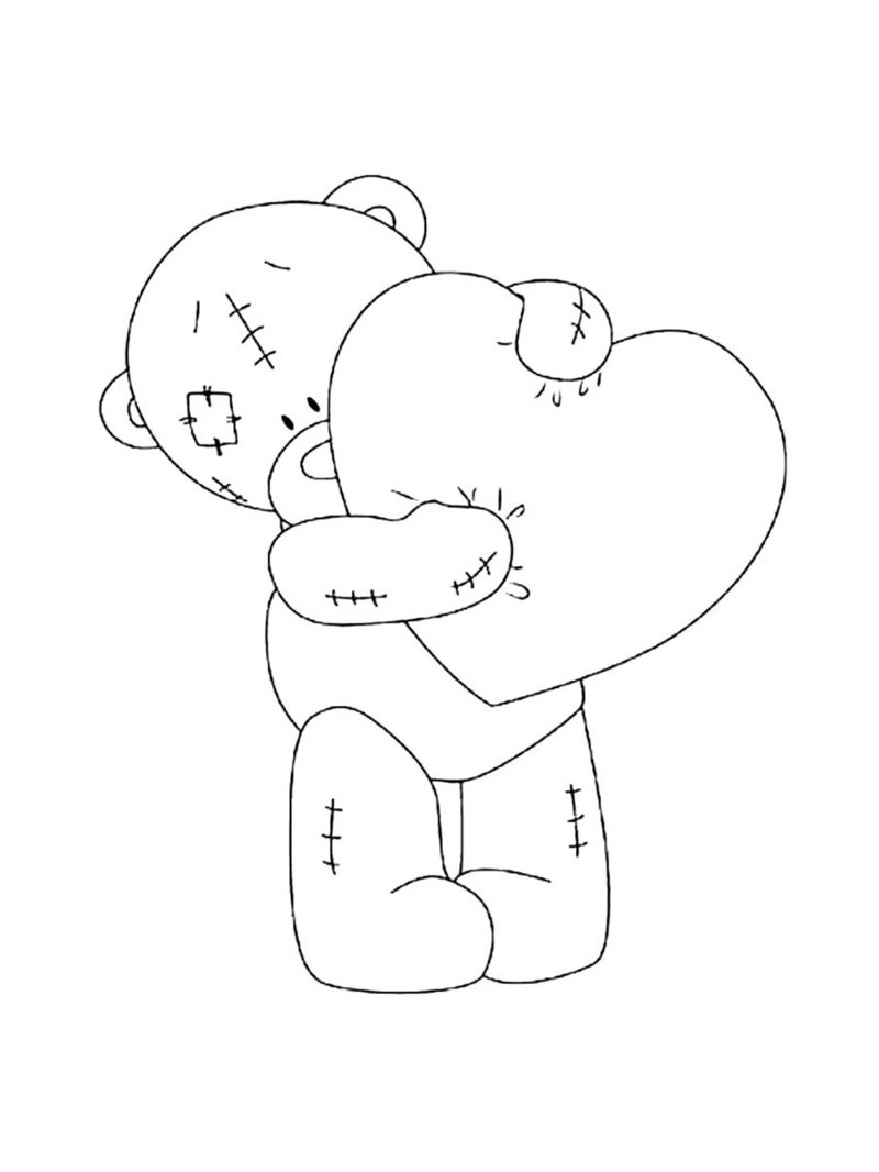 con gấu tô màu 4