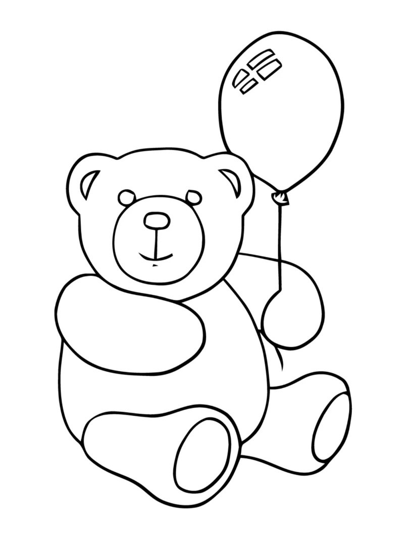 con gấu tô màu 7