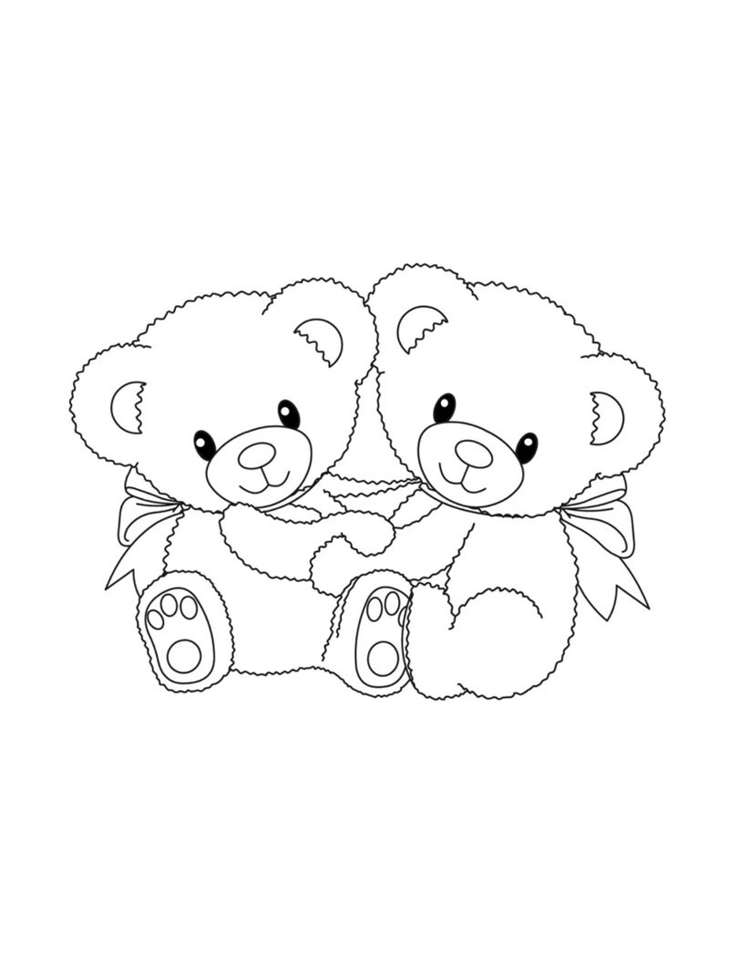 con gấu tô màu 8