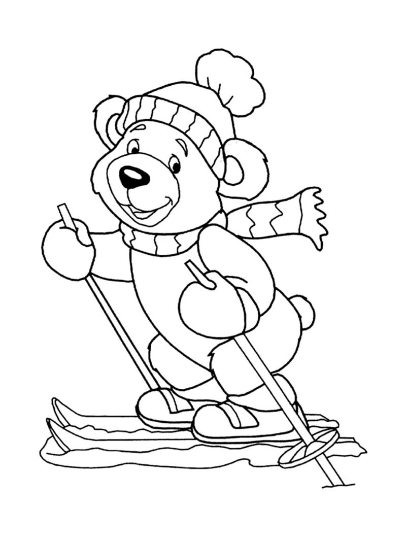 con gấu tô màu 9