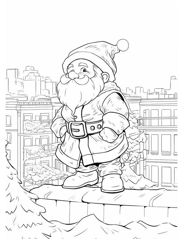 ông già noel tô màu 10