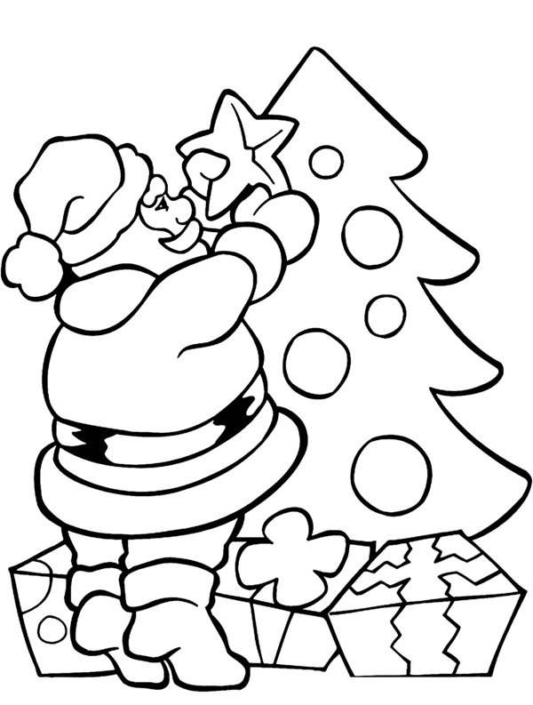 ông già noel tô màu 14