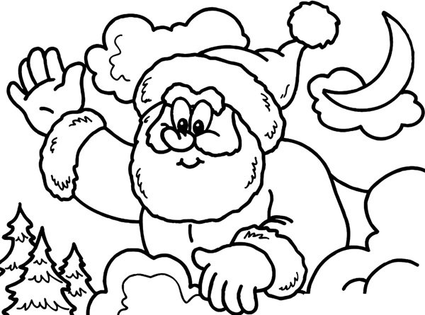 ông già noel tô màu 15