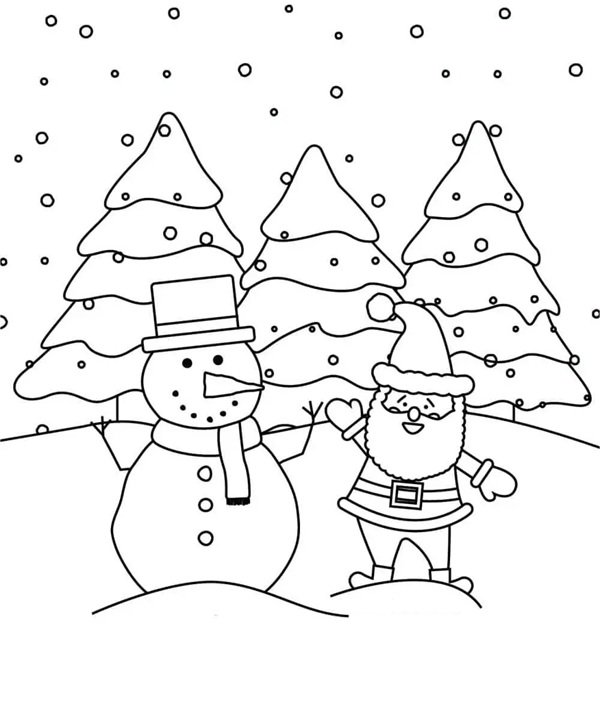 ông già noel tô màu 17