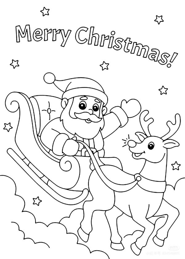 ông già noel tô màu 18