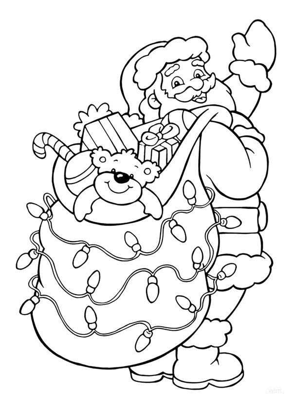 ông già noel tô màu 19