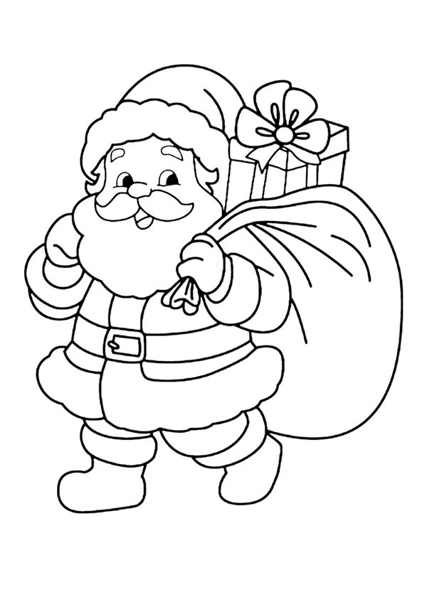 ông già noel tô màu 20