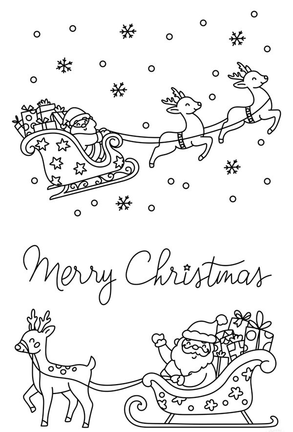 ông già noel tô màu 22