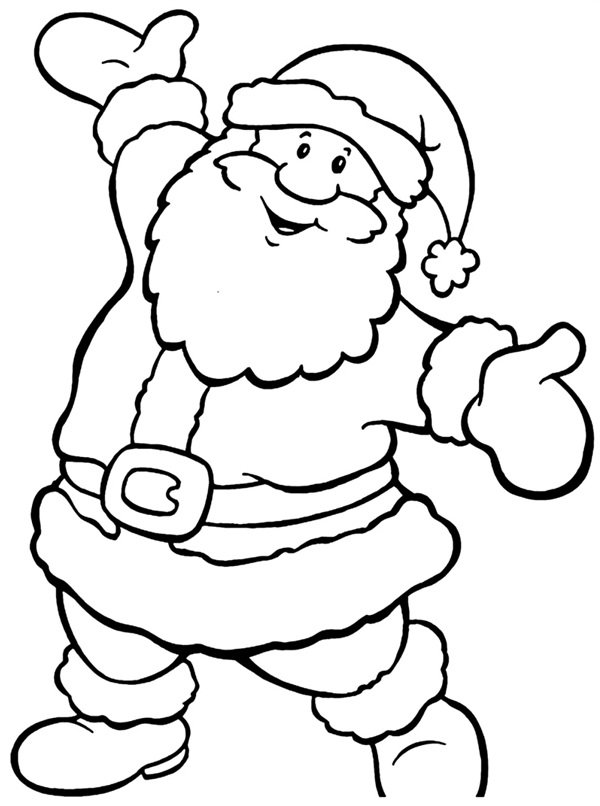 ông già noel tô màu 23