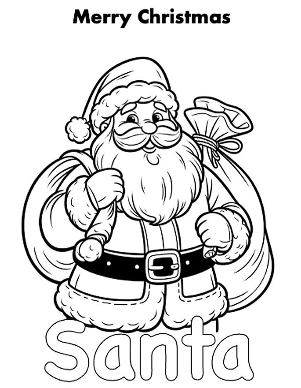 ông già noel tô màu 26