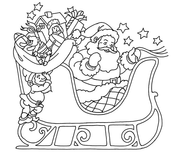 ông già noel tô màu 28