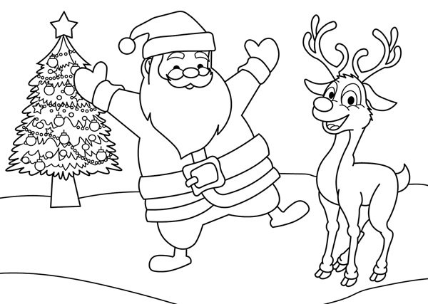 ông già noel tô màu 29