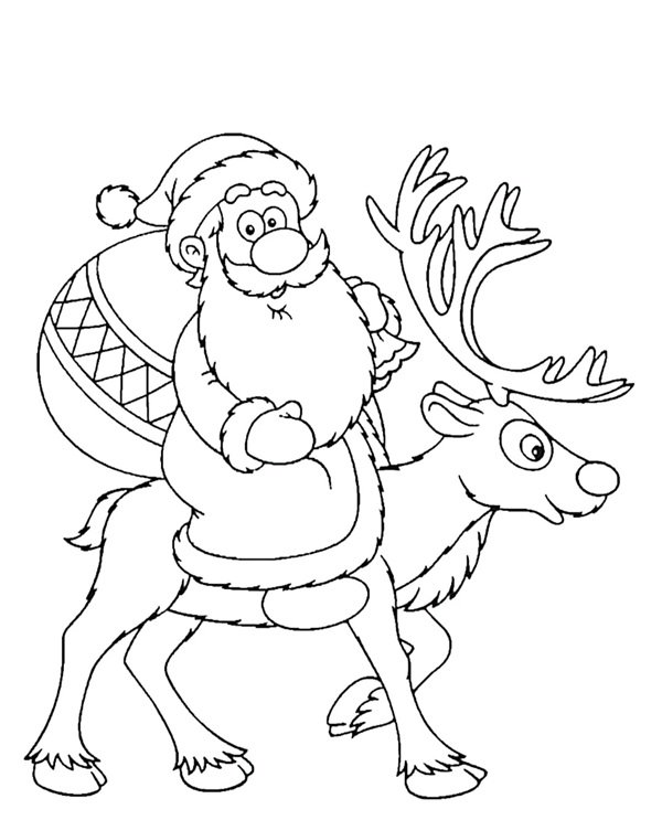 ông già noel tô màu 30