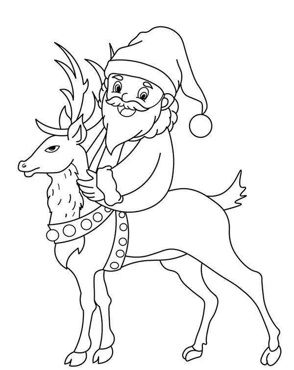 ông già noel tô màu 31