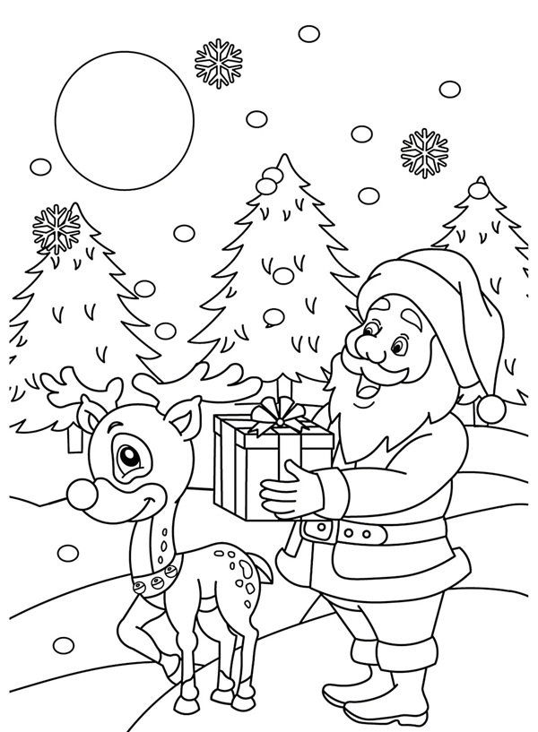 ông già noel tô màu 33