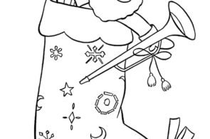 Tải ngay 88+ tranh ông già Noel tô màu siêu đáng yêu