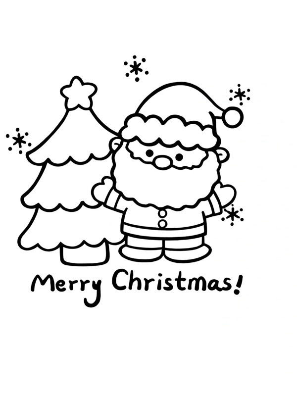 ông già noel tô màu 9