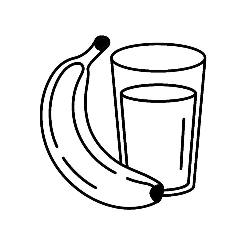 quả chuối tô màu 12