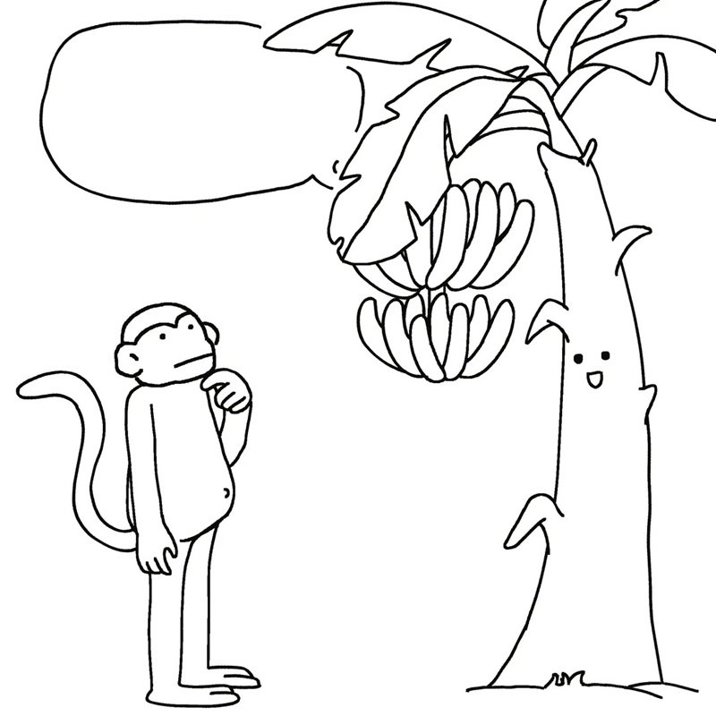 quả chuối tô màu 14