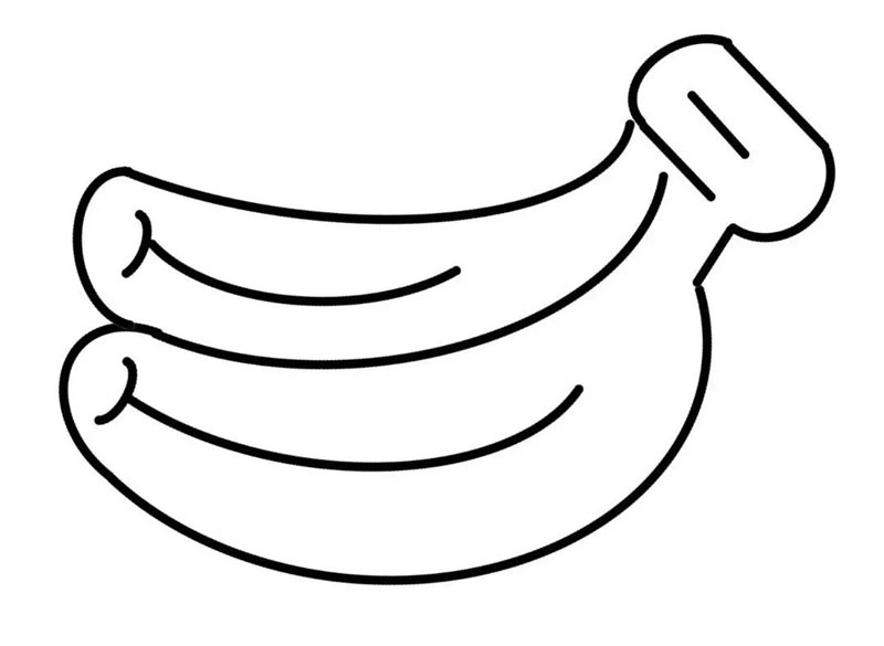 quả chuối tô màu 26