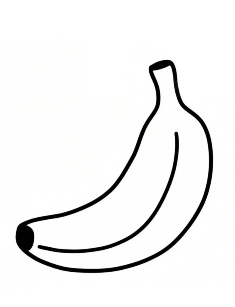 quả chuối tô màu 29