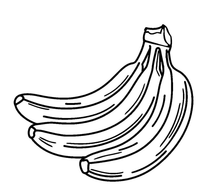 quả chuối tô màu 5