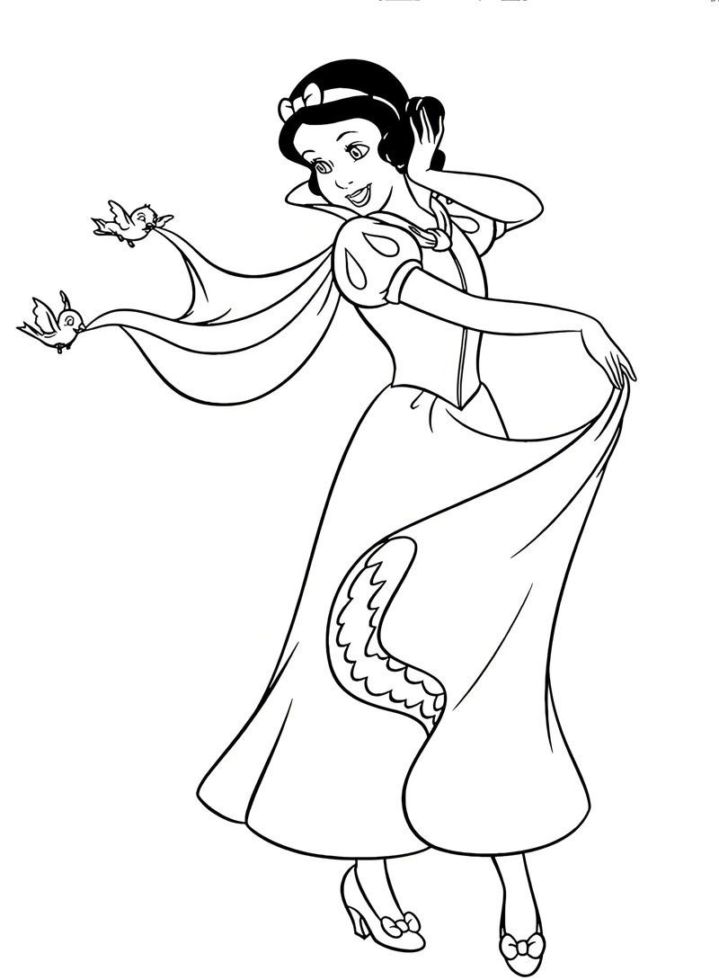 tô màu bạch tuyết 11