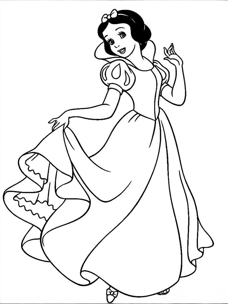 tô màu bạch tuyết 13