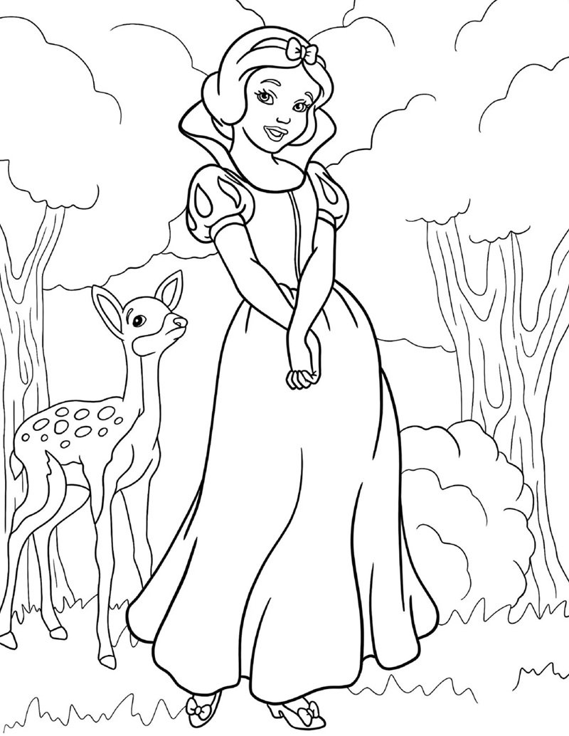 tô màu bạch tuyết 15