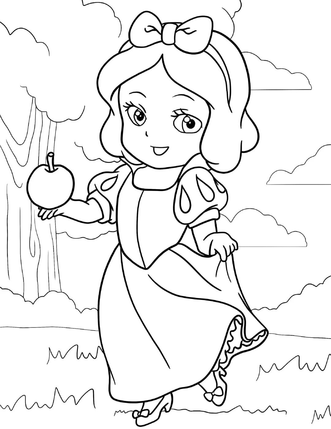 tô màu bạch tuyết 17