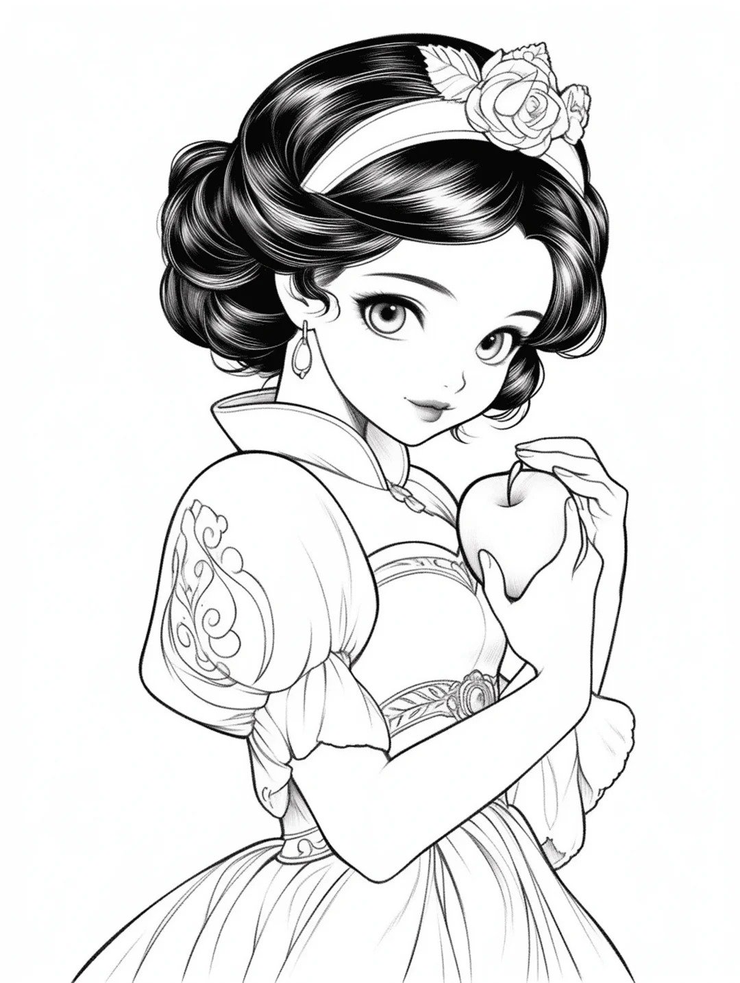 tô màu bạch tuyết 23