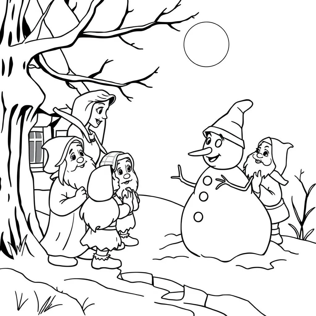 tô màu bạch tuyết 27