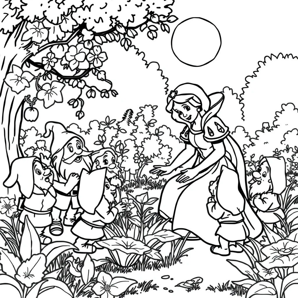 tô màu bạch tuyết 28