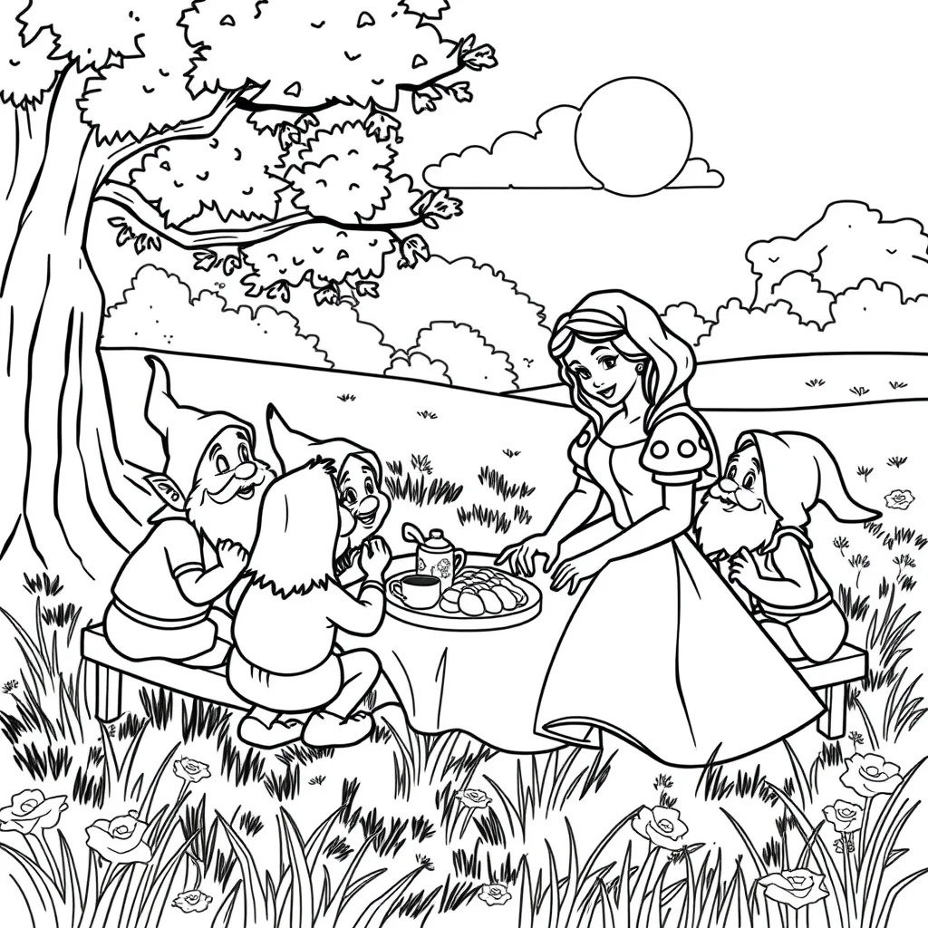 tô màu bạch tuyết 29